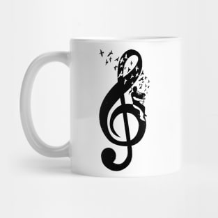 Treble Clef - Bagpipes Mug